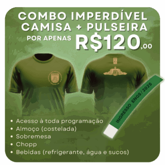 Camisa Oficial Comemorativa + Pulseira de Acesso Verde | ENGS/2025